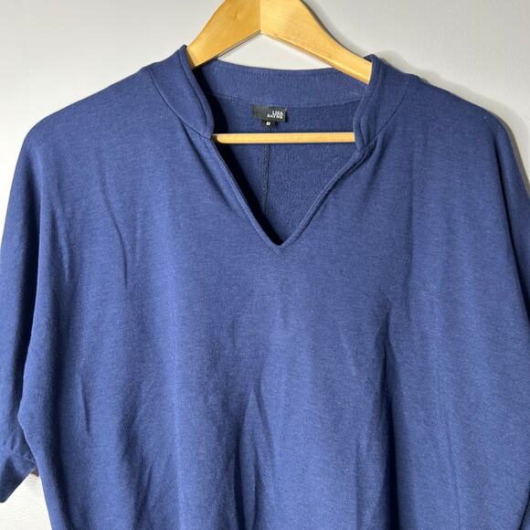 Lisa Bayne Jersey Top Bamboo Lagenlook Boho Boxy Relaxed Coastal Women’s Small - Picture 2 of 6